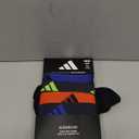 adidas Youth Performance Boxer Brief, Kids Underwear, Athletic Fit Microfiber Boxer Briefs (Small, Black/Semi Lucid Blue/Signal Green)