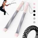 Ropeless Battle Ropes for Home Gym-Portable Cordless Training Rope Fitness Equipment for Men & Women,Weighted Workout Ropes for HIIT,Versatile Exercise Equipment for Home and Travel(Pink)