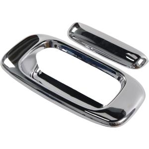 AUCERAMIC Chrome ABS Tailgate Handle Cover caps Fit 1999-2006 for Chevrolet Silverado GMC Sierra 1500 2500 2500HD 3500