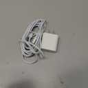 10ft Cable for Apple iPhone 16 15 Pro Max Charger Fast Charging iPad AirPods 4 (USB-C), 20w Type C Blcok 10-ft Long USB C to C Cord White 1Pack