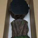 REPTI ZOO Reptile Waterfall Drinking Fountain with Food Dish, 1000ML Large Reptile Terrarium Water Dispenser for Bearded Dragon Chameleon Gecko Lizard Tree Frog