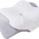Memory Foam Pillow,Double-Layer Cushioning Butterfly Shaped, Slow Rebound Cervical, no Collapse, Neck Protection, Sleep Pillow
