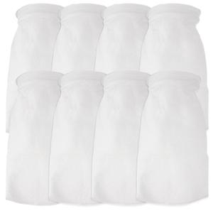 8 Pack 7" x 15.7" Filter Socks 7 Inch Ring by 15.7 Inch Long 200 Micron Filter Bag, Felt Filter Sock for Aquarium, Industry, Chemical, Water Liquid Filter Bags