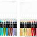KINGART Pastel GEL STICK Set, Artist Pigment Crayons, 24 Unique Colors, Water Soluble, Creamy, and Odorless, Use on Paper, Wood, Canvas and more