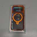 CASEKOO Cosmic Orange Glossy Designed for iPhone 17 Pro Case [360 Spin Magnetic Stand] [Fit for MagSafe][17FT Military Protection] Slim Polished for iPhone 17 Pro Case with Stand 6.3'', Cosmic Orange