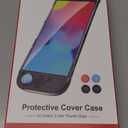 Clear Dockable Case for Nintendo Switch 2 2025, PC Protective Cover for Switch 2 Console, Hard TPU Grip Case with 4 Thumb Grip Caps for Joy-Con Controller