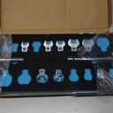 DURATECH 3/8" Drive Crowfoot Wrench Set with 2 Extension Bars, SAE & Metric, 19-Piece, 10-22mm & 3/8"-7/8", CR-V Steel, with EVA Foam Tool Organizer