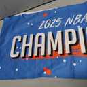 Oklahoma City Thunder 2025 NBA Champions Courtside Cooling Towel, Official 12" x 31.5" Performance Sports Towel, Reusable, Fast-Activating Towel with Bold Team Graphics for Game Day, Gym & Summer Heat
