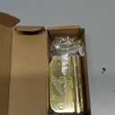 Door Hinges Satin Brass - 6 Pack Gold Door Hinges 3.5 Inch Rounded Interior Door Hinge with 5/8" Radius - 3 1/2 Inches Brushed Brass Hinges for Residential Standard Doors