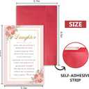 Heartfelt Birthday Card for Daughter, Sentimental Graduation Card, Sweet Poem Birthday Gift from Mom Dad, Loving Gift Ideas for Daughter