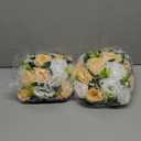 Flower Centerpieces for Wedding Tables: Wedding Table Decorations Peachy Champagne & White Flower Balls Centerpieces for Engagement Cerebration Party Center Pieces 2 Packs