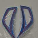 2Pcs Wheel Fender Air Vent Inlet Trim Cover for Jeep Wrangler JL JT 2018+ Direct Replacement Four Colors (Blue)