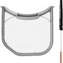 Showingo ADQ56656401 Dryer Lint Filter Screen Trap Replacement for LG DLEX3900B DLEX3370W DLEX3570V DLEX3900W DLEX3470V DLEX3250W | Replaces ADQ566564 AP4457244 1462822 AH3531962 with Cleaning Brush