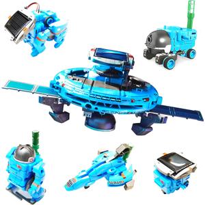 STEM Projects for Kids Ages 8-12, Science Kits, Solar Space Toys Gifts for 8-14 Year Old Teen Boys Girls, 120Pcs Building Experiments Robots for Teenage Ages 9 10 11 12. (Blue)