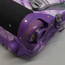 Travelers Club Rolling Backpack, Purple tie, 20 Inch with Laptop Compartment