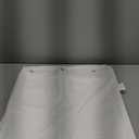 Zerodeko Long-Lasting Waterproof Bath Curtain Plain Shower Curtain in Polyester Modern Look Ring Holes