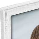 Rustic White 12x24 Frame - Single Frame, 12 x 24 Poster Frame for Artwork, Puzzles, Photos and Movie Posters Picture Frames, Perfect Christmas Frame