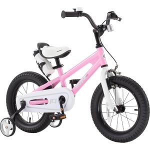 RoyalBaby Kids Bike EZ Freestyle Training Free Balance to Pedal Easy Learning Bicycle, 12-18 Inch for Toddlers to Big Kids (Pink)