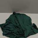 8 ft Hunter Green Spandex Tablecloth Stretch Open Back Table Cover for Rectangular Fitted Folding Table