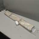 CHICOLOGY Cordless Roman Shade, Light Filtering Privacy Liner, Textured Belgian Flax Fabric, True-to-Size 34" W x 48" H, Inside/Outside/Ceiling Mount Window Treatment for Living Room Bedroom