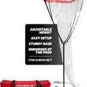 Volleyball Setting Net, Setter Volleyball Training Net Adjustable Height, 45°-180° Adjustable Angle, Stable Base for Indoor Outdoor Practice Equipment