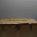 4 ft Prelit Flocked Christmas Tree with Pine Cones & 150 UL Lights, Snow Frosted Artificial Christmas Tree with Auto Hinged Stand for Holiday Decor