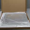 ROLOVE Vanity Mirror with Lights 13x16 Inch, Smart Touch Control, 3 Color Lighting Modes, Table Top Mirror with Stand for Bedroom (White)