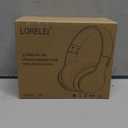 LORELEI X6 Over-Ear Wired Stereo Bass Headphones with Microphone, Lightweight, Foldable & Portable with 1.45M No-Tangle for Smartphone, Tablet, MP3/4, Space Black