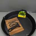 King Kooker 20" Seasoned Cast Iron Skillet, Black, Large