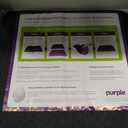 Purple Royal Seat Cushion, Portable 2 Inch Gel Seat Cushion, GelFlex Grid