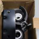 NEWSUN® Complete Set 7 Pin Trailer Plug & 7 Way Socket, Blade Connector, Heavy Duty Mounting Bracket Kits, Ultimate Towing for Truck, Trailer, RVs, Campers - Waterproof and Durable