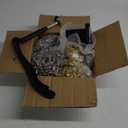 Kawlity Grommet Machine Eyelet Hand Press Punch Tool 3 Dies 3000 Pcs Grommets 1 Hammer Black