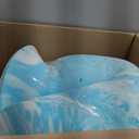 PERLECARE 3 Inch Queen Memory Foam Mattress Topper, Cooling Gel Infused Mattress Pad, Ventilated Bed Topper for Pressure Relief, CertiPUR-US Certified, Blue