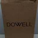 Ninestars Automatic Touchless Infrared Motion Sensor Can, 13 Gal 50L, Stainless Steel Base (Rectangular, Black Lid), Black Trim