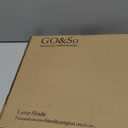 GO&SO Bell Lamp Shades Set of 2 Black Scalloped Lamp Shade, Replacement Lamp Shade For Floor & Table Lamp Shade, 6.5"Top x 13"Bottom x 11.2"Slant Height x 10.5''Vertical Height(Spider), Easy Assembly