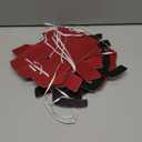 Cheereveal Red Beefsteak Birthday Party Decorations, Meat Barbecue Birthday Banner and Garlands, BBQ Picnic Camping Theme Bday Baby Shower Party Supplies Favors