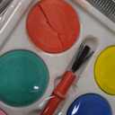 KIMOBER 24 Packs Valentine's Day Gifts Cards with Watercolor Paint,Valentines Day Exchange Gifts with 25 Seal Bags for School Classroom Party Favors Supplies