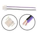 Minho Motorcycle Panel Control Buttons 2-Wire Connector Compatible with Chinese Scooter Mopeds Taotao Jonway JMstar Tank,2-Wire Connector Female Style for Start and Horn Button