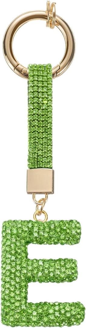 4 x uxcell Alphabet Letter Bag Charm Rhinestone Initial Alphabet