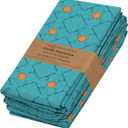 2 x RUVANTI Cloth Napkins Set of 6 Cotton 100%, 18x18 Inches Napkins Cloth Washable, Soft, Absorbent. Cotton Napkins for Parties, Christmas, Thanksgiving, Weddings, Dinner Napkins Cloth - Combo