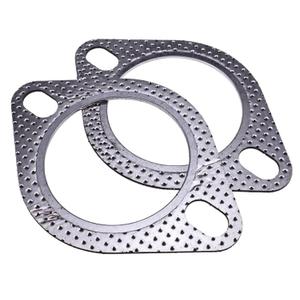 DVPARTS 2X 2.5 ID 2 Bolt MLSG High Temp Gasket Heavy Duty 120-06310-0002 (2.5 Inch)