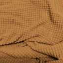 H.VERSAILTEX Super Stretch Individual Chaise Cover Sectional Couch Covers for L Shaped Sofa Both Left/Right Featuring Thick Jacquard Textured Twill Fabric (1 Piece Chaise Cover, Caramel)