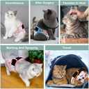 Reusable Cat Diapers 3 Pack with Good Absorbency Easy to Put on Adorable Diapers for Cats Secure Fit, S