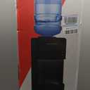 Frigidaire EFWC498 - Top Loading Cooler Dispenser -Hot & Cold Water - Child Safety Lock - Innovative Slim & Sleek Design, Holds 3 or 5 Gallon Bottles - Black