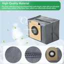 Accessories Kit for Eufy X10 Pro Omni Vacuum Cleaner Replacement Part,1 Roller Brush + 6 Mop Pads + 2 Dust Bag + 2 Filter + 3 Side Brushes