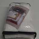 Beige White Pinch Pleated Linen 98 Inch Curtains 2 Panels Set for Living Room Bedroom Boho Farmhouse Memory Training Semi Sheer Light Filtering Window Drapes with Hooks & Rings for Dining Room 50x98