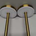 Cordless Table Lamp Set of 2, Gold 5000mAh Rechargeable Battery Operated Lamps, Wireless 3 Color Dimmable Touch Lamp Table Light for Restaurant Dining Patio Outdoor, Home Decor