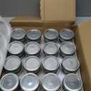 VERONES Mason/Canning Jars, 4 OZ Jelly Jars With Regular Lids and Bands, Ideal for Jam, Honey, Wedding/Shower Favors, DIY Spice Jars, 16 PACK, Extra 16 Lids