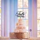 Finally Mr & Mrs Cake Topper,Wedding Anniversary Bridal Shower Party Decorations,Romantic Wedding Party Decorative Cake Toppers (Acrylic Black)