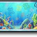 Aquarium Background Stickers for 5-12 Gallon Tanks, Cartoon Underwater Self-Adhesive Fish Tank Reptile Terrarium Decor Poster (24 x 12inches / (61 x 31 cm))